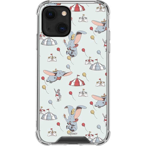 Disney Dumbo Vintage Pattern iPhone 14 Clear Case